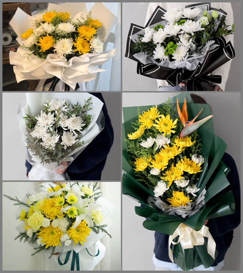 西藏日喀则市定日县盆古乡白事花束代送